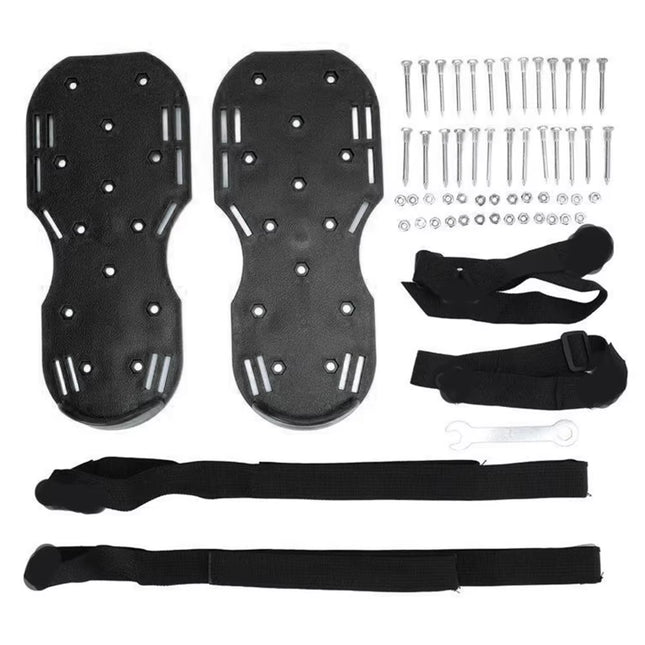Lawn Aerator Shoes Aerator Spiked Sandals with Adjustable Strap Grass Spiked Shoes Anti-Slip for Aerating Lawn Soil