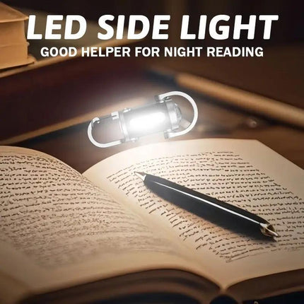 LED Flashlight Keychain Light, USB-C Rechargeable Torch with Hanging Hook, 200 Lumens Super Bright, Compact Emergency Lantern for Camping, Hiking, Home, Office, Power Outages - Long Runtime LED Flashlight, Hiking Essentials, Modern Lighting, Durable Build