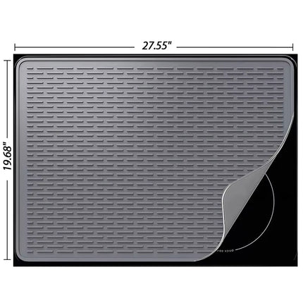 Silicone Electric Stove Cover 71X50/76X53Cm Multifunction Home Induction Cooker Cover Mat Kitchen Glass Top Stove Protection Mat