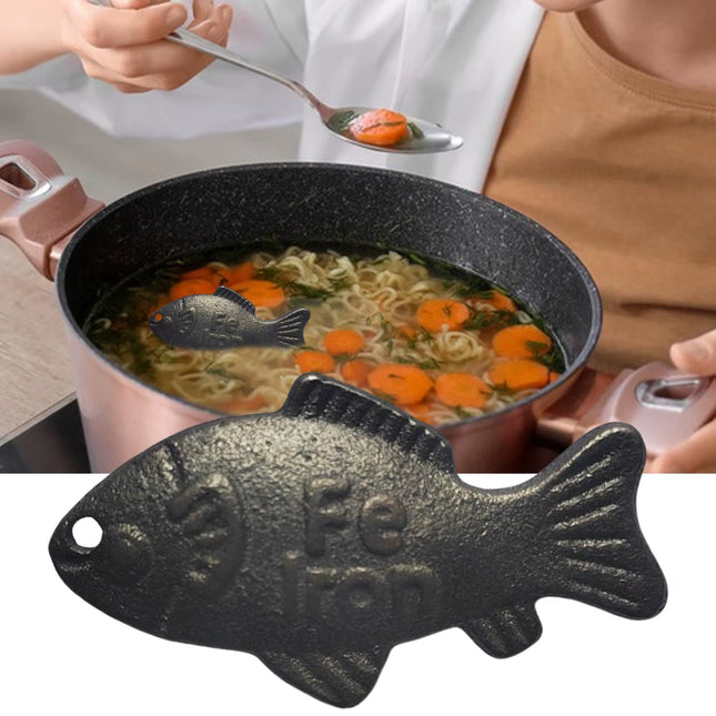 2Pcs Iron Fish a Natural Source of Iron Reusable Kitchen Accessories Iron Deficiency Great Iron Supplement Alternative for Women