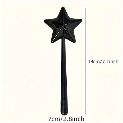 1/2Pcs Portable Seasoning Bottle Reusable Magic Star Wand Seasoning Dispenser Seasoning Jar Set Kitchen & Dining BBQ Supplies