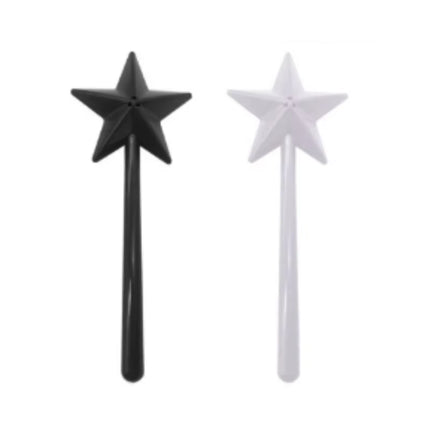1/2Pcs Portable Seasoning Bottle Reusable Magic Star Wand Seasoning Dispenser Seasoning Jar Set Kitchen & Dining BBQ Supplies