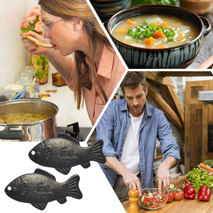 2Pcs Iron Fish a Natural Source of Iron Reusable Kitchen Accessories Iron Deficiency Great Iron Supplement Alternative for Women