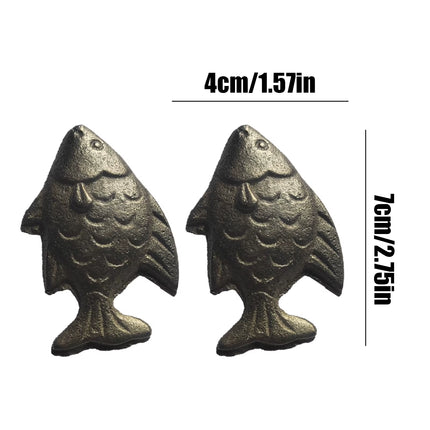 2Pcs Iron Fish a Natural Source of Iron Reusable Kitchen Accessories Iron Deficiency Great Iron Supplement Alternative for Women