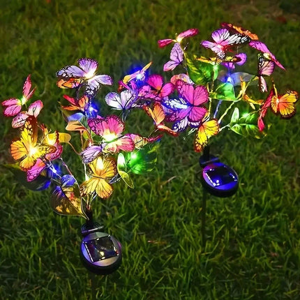 Solar Powered Butterfly Garden Stake