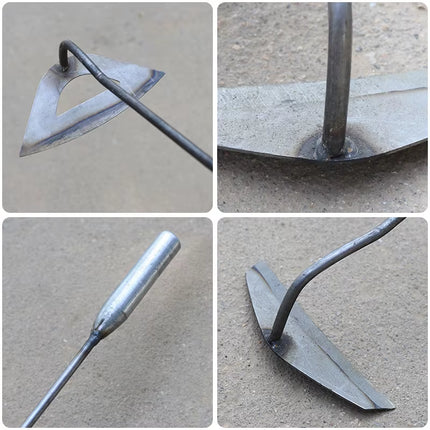 Hardened Hollow Hoe Garden Hoe Weeders Labor-Saving Weeding Loosening Farming Tools Planting Rake Hoe Garden Hand Tools