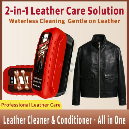 This Multi-Functional Leather Cleaner and Conditioner Is Suitable for Shoes, Sofas, Leather Clothing, and More. It'S Easy to Use, Economical, and Cleans with Just One Wipe.