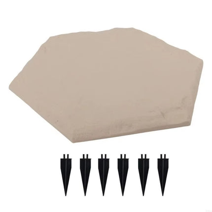 Easy Install Garden Walkway Paving Tile Realistic Stone Effect for Landscaping