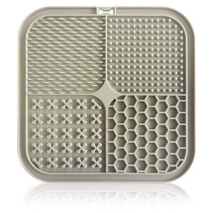 Dog Lick Mat with Suction Cups Slow Feeders Licking Pet Anxiety Relief Cat Training for Food, Yogurt, Peanut Butter