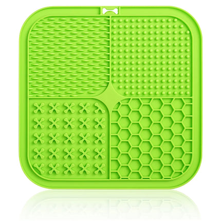 Dog Lick Mat with Suction Cups Slow Feeders Licking Pet Anxiety Relief Cat Training for Food, Yogurt, Peanut Butter