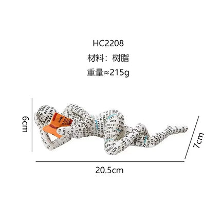 Nordic Modern Reading Woman Statue Modern and Simple Living Room Decorative Ornaments Resin Crafts, Tabletop Sculpture